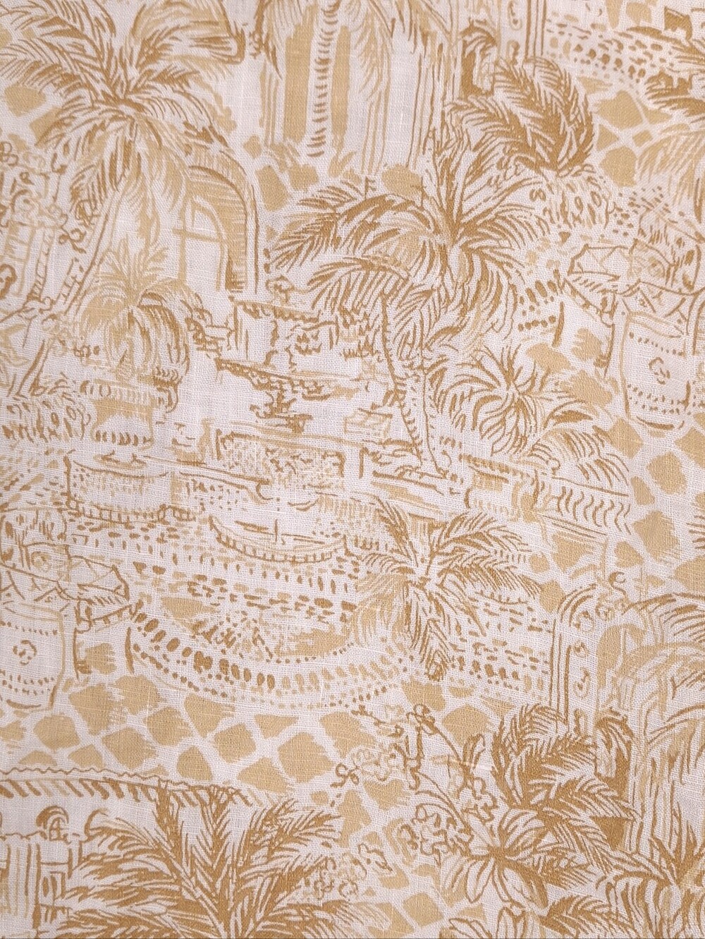 Lilly Pulitzer Stevey Relaxed Button Down linen shirt top resort wear coastal - Picture 3 of 11